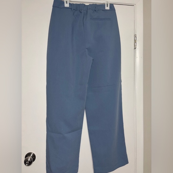 Old Navy Extra High Rise Light (Sky) Blue Women's Taylor Wide Leg Trouser - Picture 2 of 5